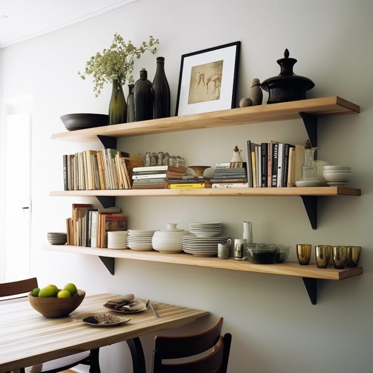 25 Clever and Inexpensive Open Shelving Ideas