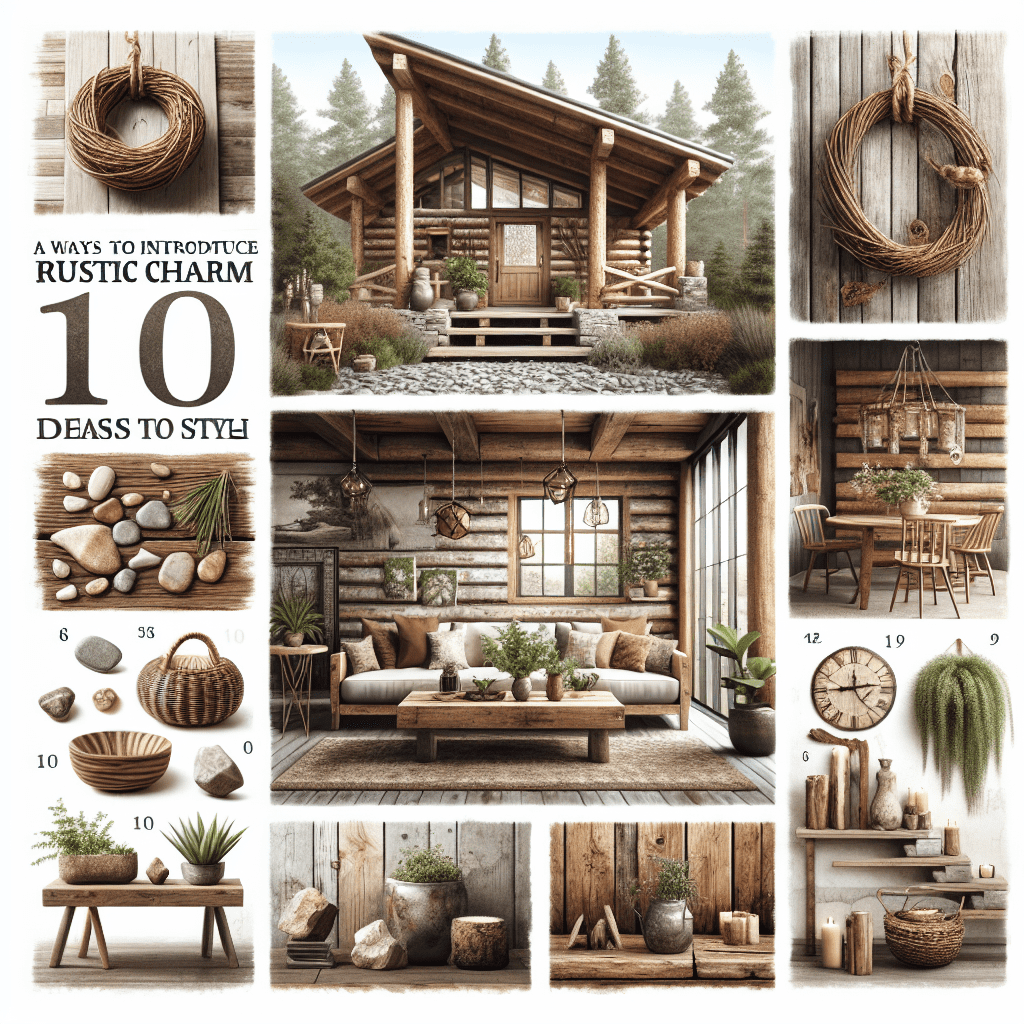10 Rustic Charm Ideas to Add a Touch of Nature to Your Home