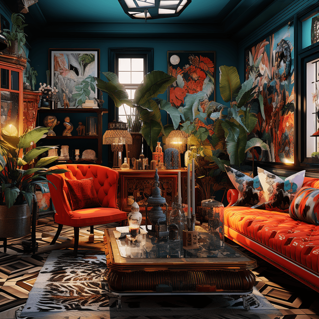 Eclectic Maximalist Interiors: A How-To Guide for Creating an Over-the-Top Space