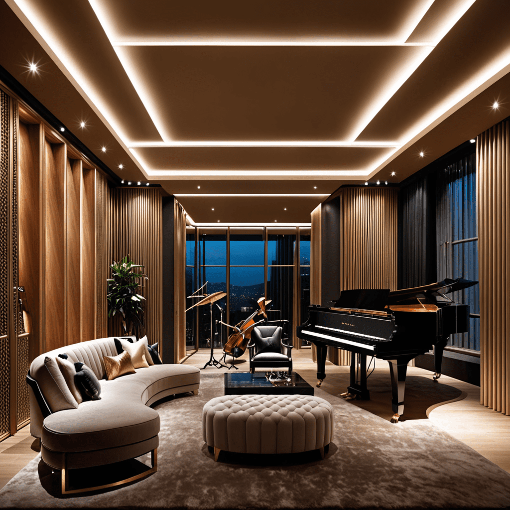 Illuminate Your Music Studio with Stunning Interior Design Lighting