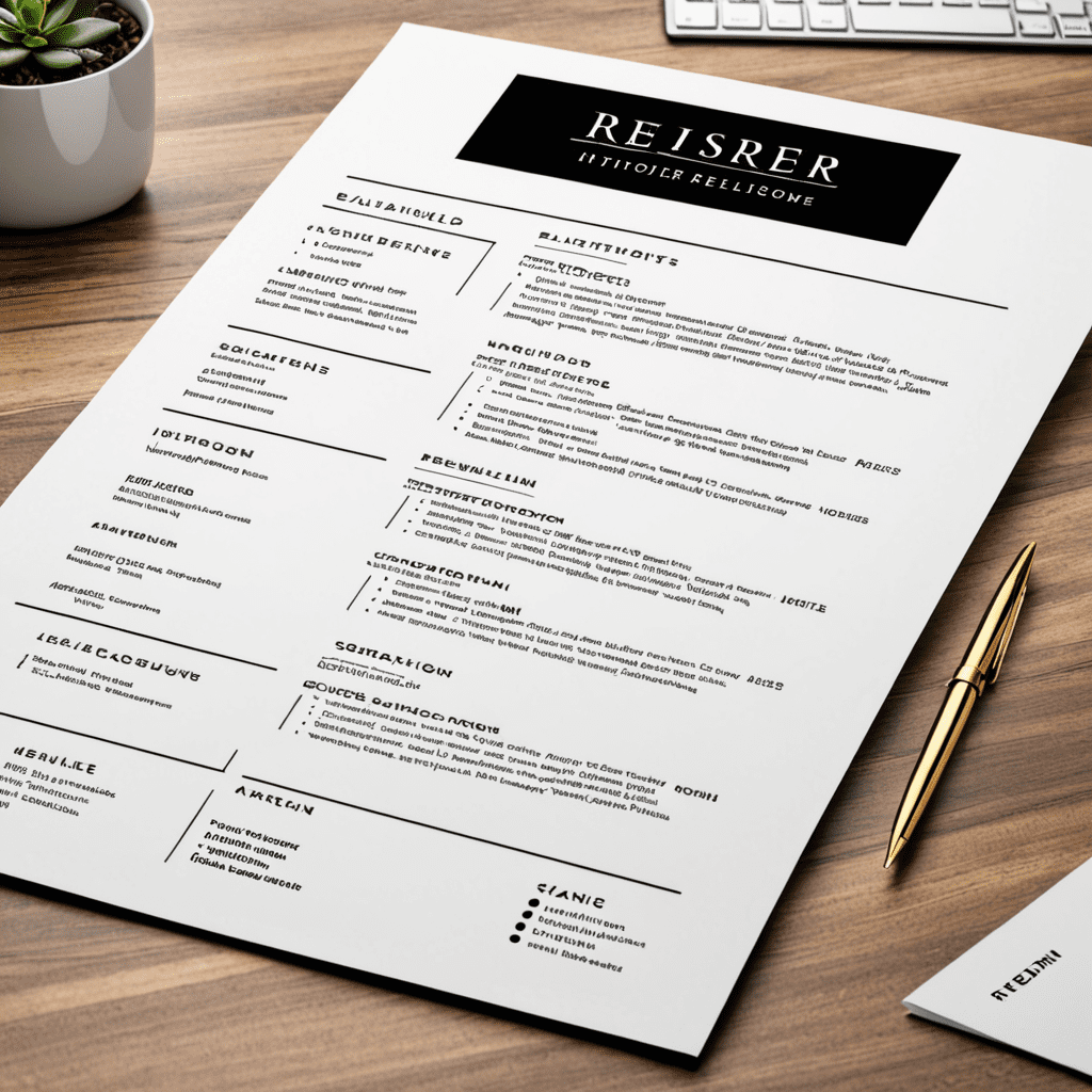 Crafting an Impeccable Interior Design Resume: Elevate Your Portfolio with Professional Templates