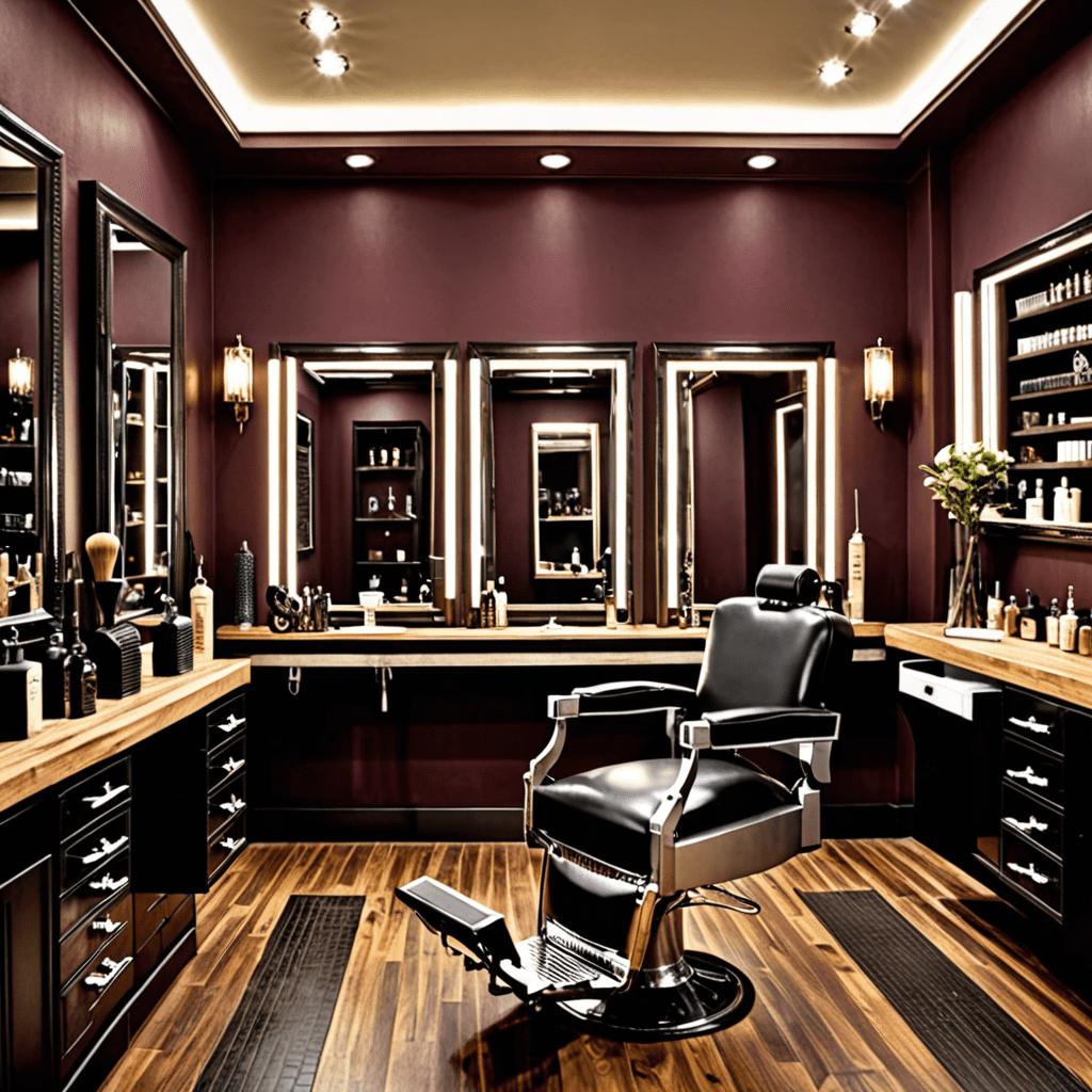 „Unlocking the Charm of a Compact Barber Shop Interior Design for Small Spaces”