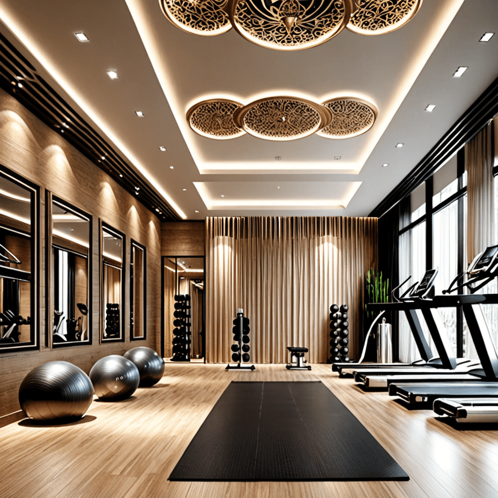 „Unveiling the Opulent Aesthetics of Luxury Gym Interior Design”