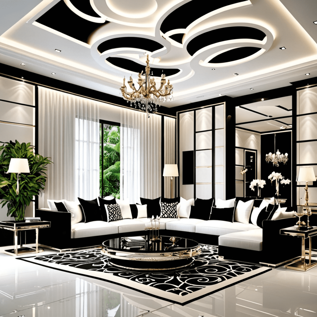 „Timeless Monochrome: Inspiring Black and White Interior Designs”