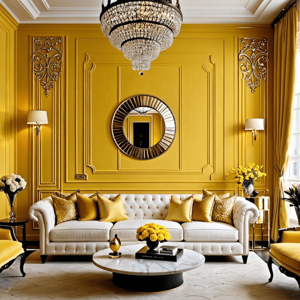 Brighten Up Your Home with Stunning Yellow Wall Interior Designs