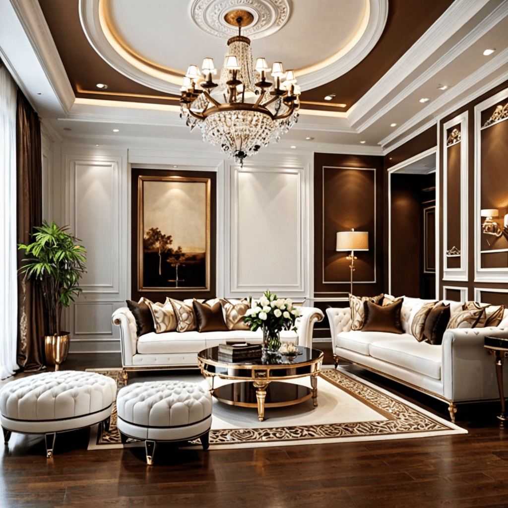 „Timeless Elegance: The Perfect Harmony of White and Brown Interior Design”
