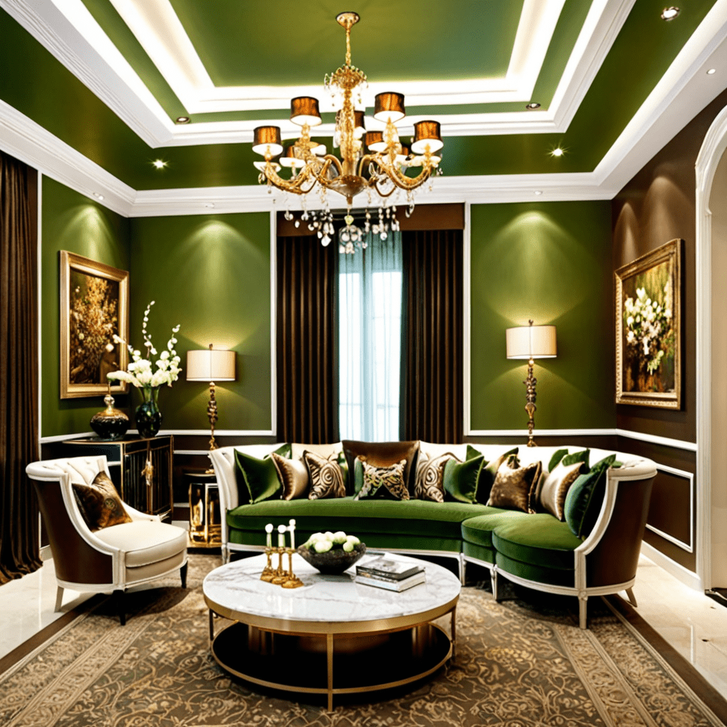 Discover the Perfect Harmony of Green and Brown in Interior Design