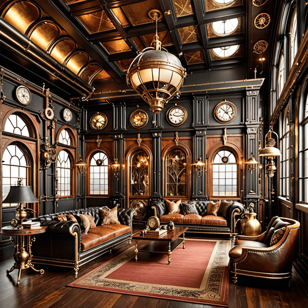 „Unleash Your Creativity with Steampunk Style Interior Design for Your Home”