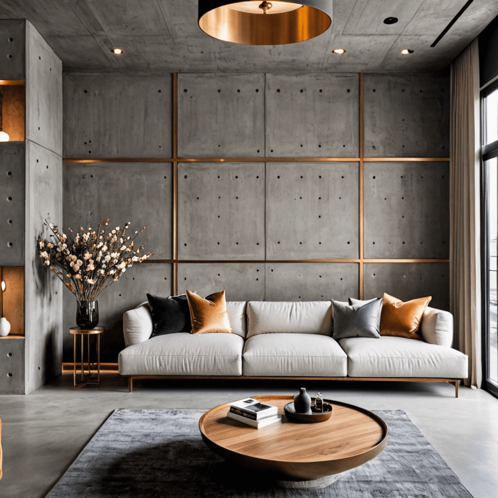 „Unveiling the Charm of Concrete Walls in Interior Design”