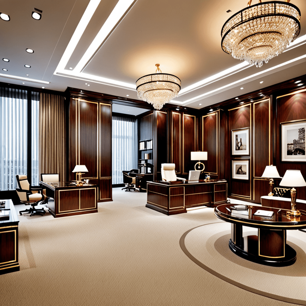 „Creating a Luxurious and Functional CEO Office Interior Design for Private Workspace”