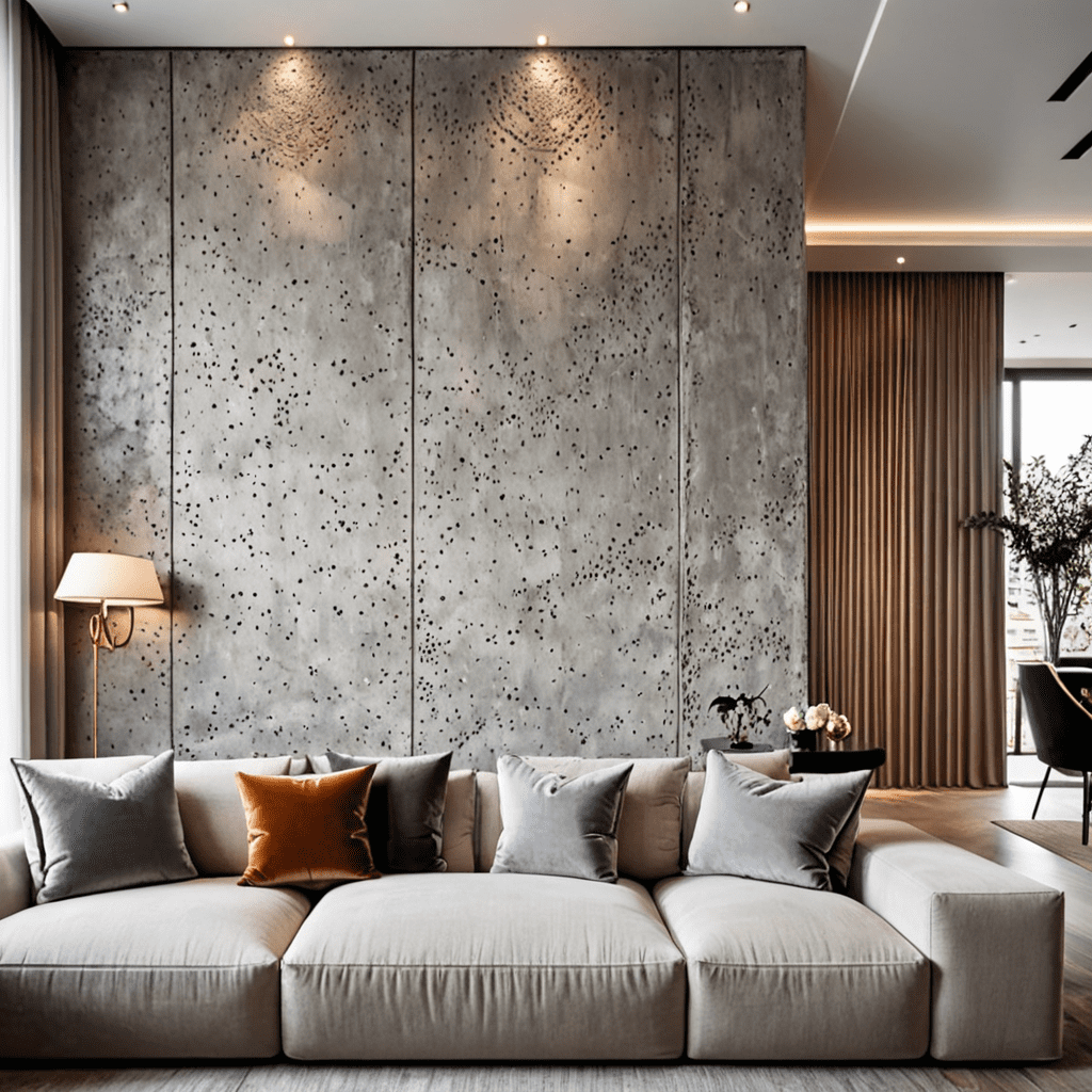 „Unleashing the Modern Charm: Concrete Wall Interior Design Ideas for Your Home”