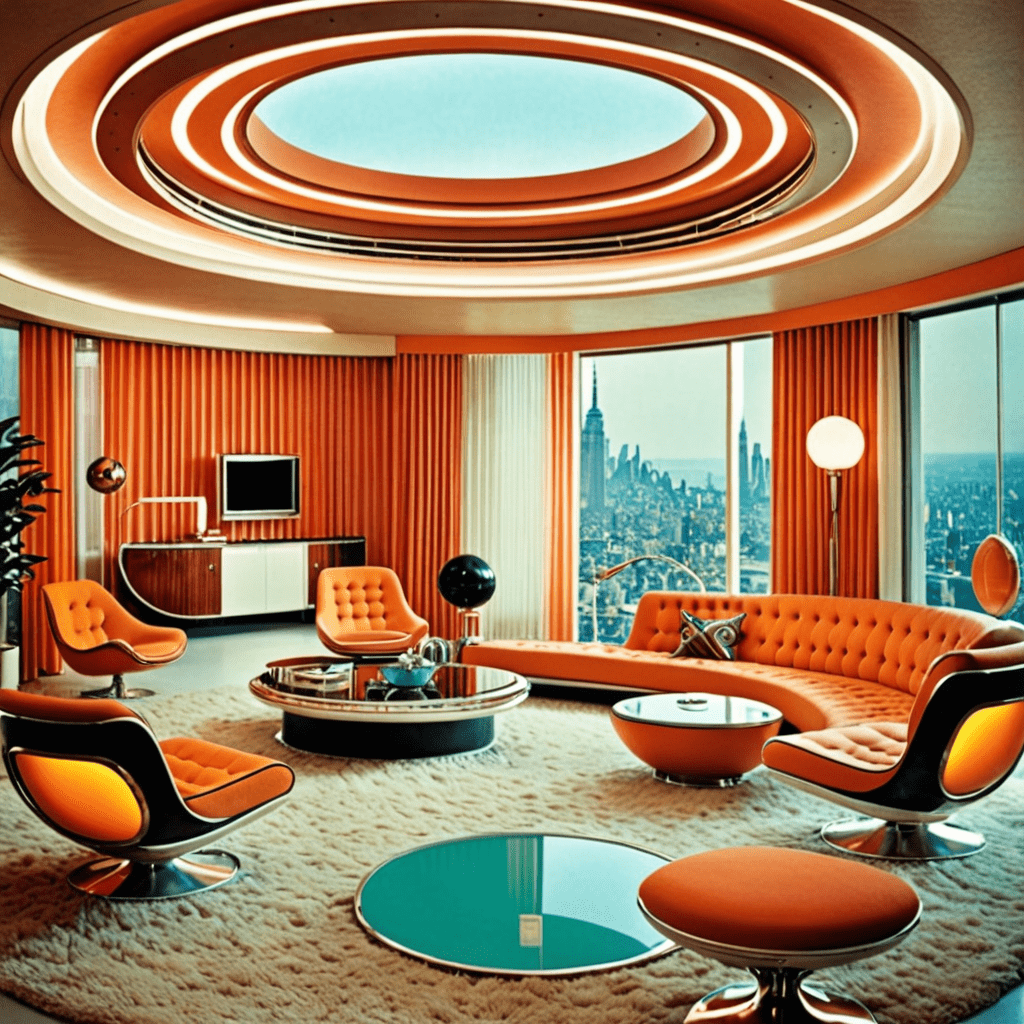 Step into the Groovy World of 60’s Retro Futurism Interior Design