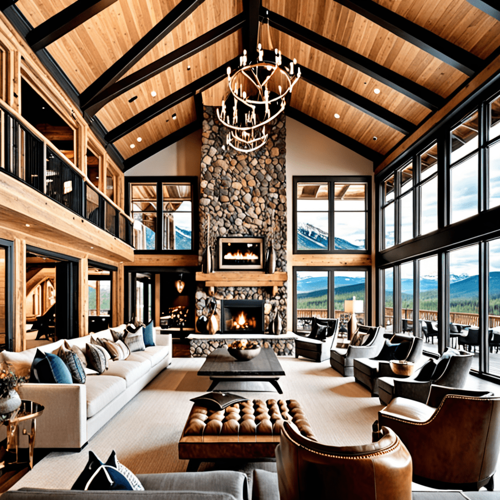 „Unveiling the Allure of Modern Ski Lodge Interior Design”