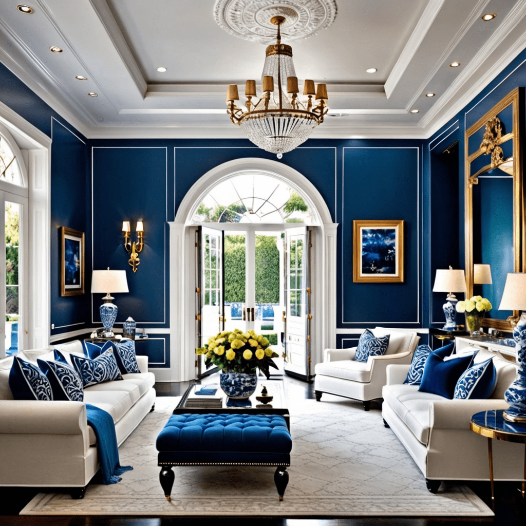 „Timeless Elegance: Embracing Blue and White in Your Interior Design”