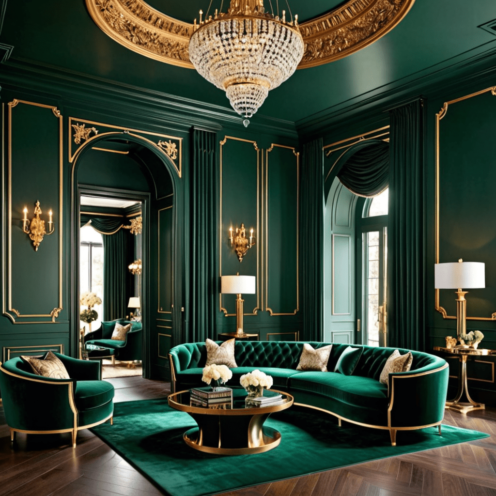 Embracing the Elegance of Dark Green in Interior Design