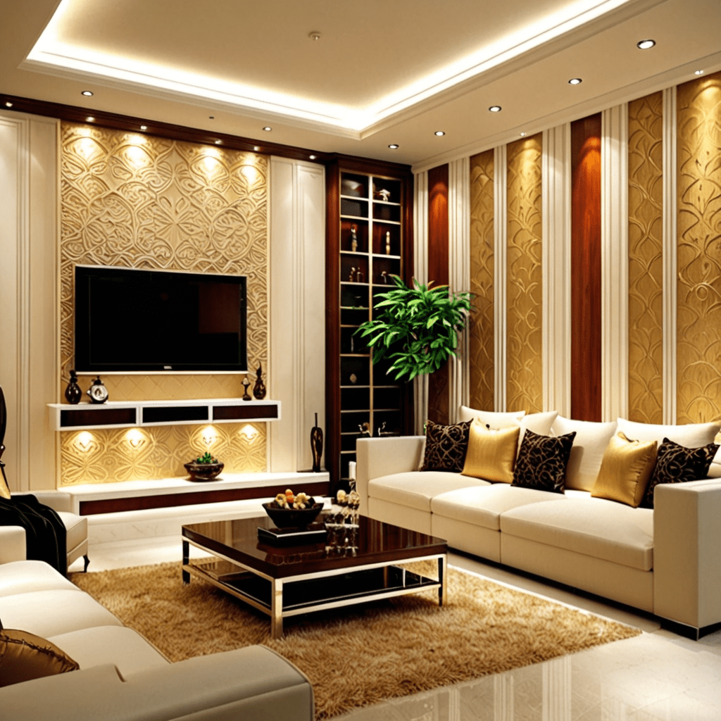 Elevate Your Living Room with Stunning Interior Wall Designs