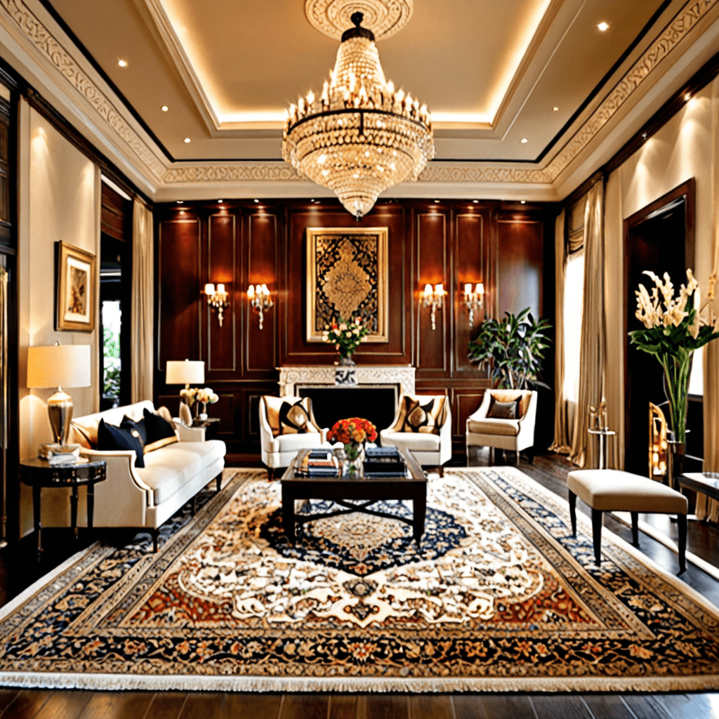 „A Stunning Touch: Elevating Your Living Room with Persian Rug Interior Design”