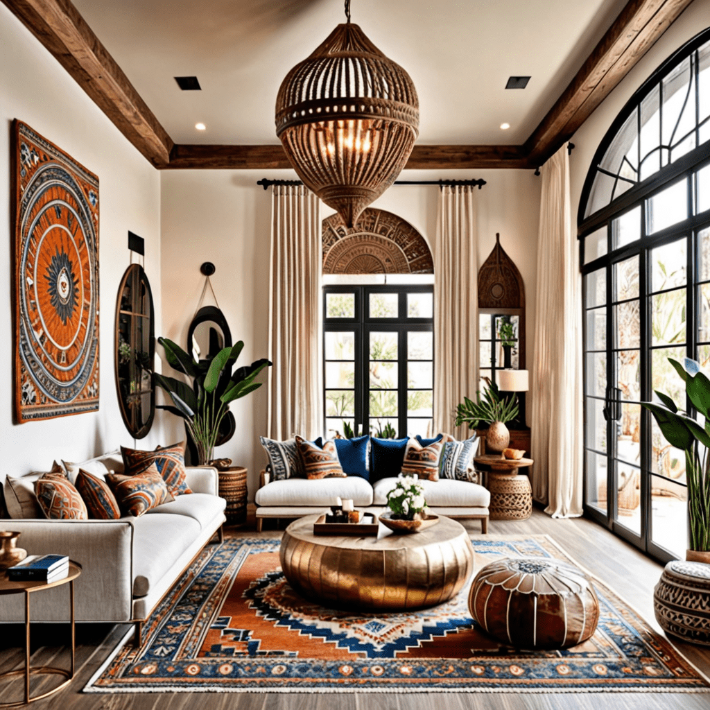 „Get Inspired by the Eclectic Charm of Modern Boho Interior Design!”