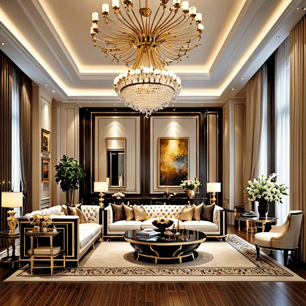 „The Ultimate Guide to Achieving a Luxurious Living Room with Interior Design”