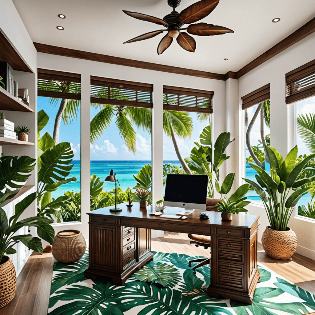 Tropical Paradise: Island-Inspired Home Office Decor