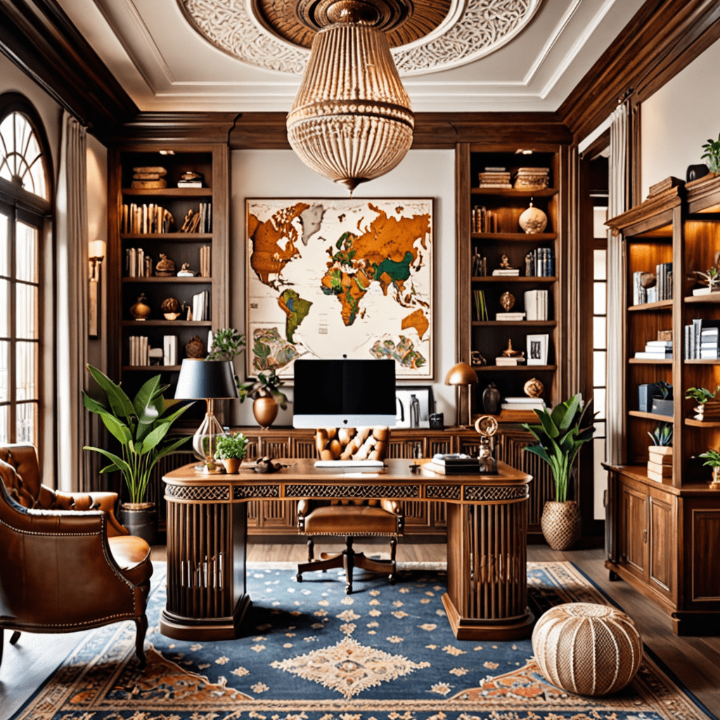 Global Nomad: Travel-Inspired Home Office Decor