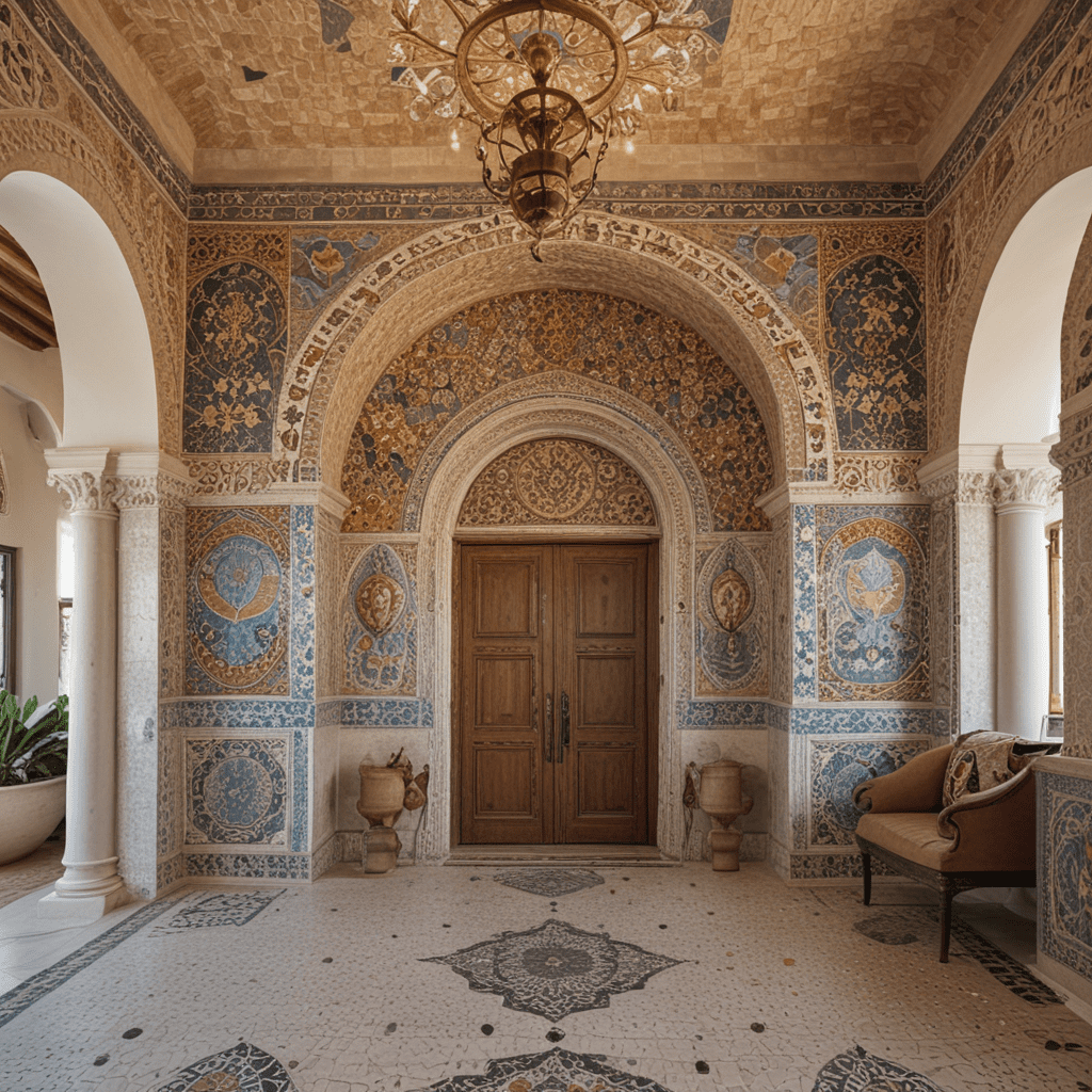 Mosaic Masterpiece: Mediterranean Cultural Decor