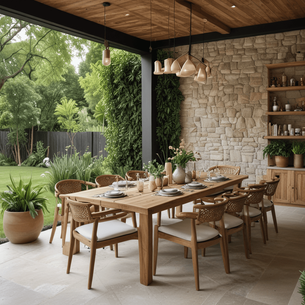 How to Design a Stylish Outdoor Dining Area