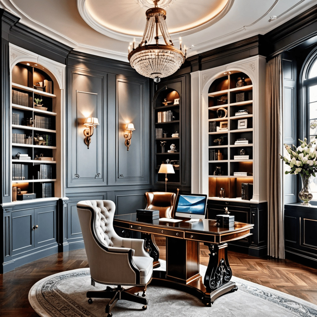 Modern Victorian: Contemporary Home Office Design