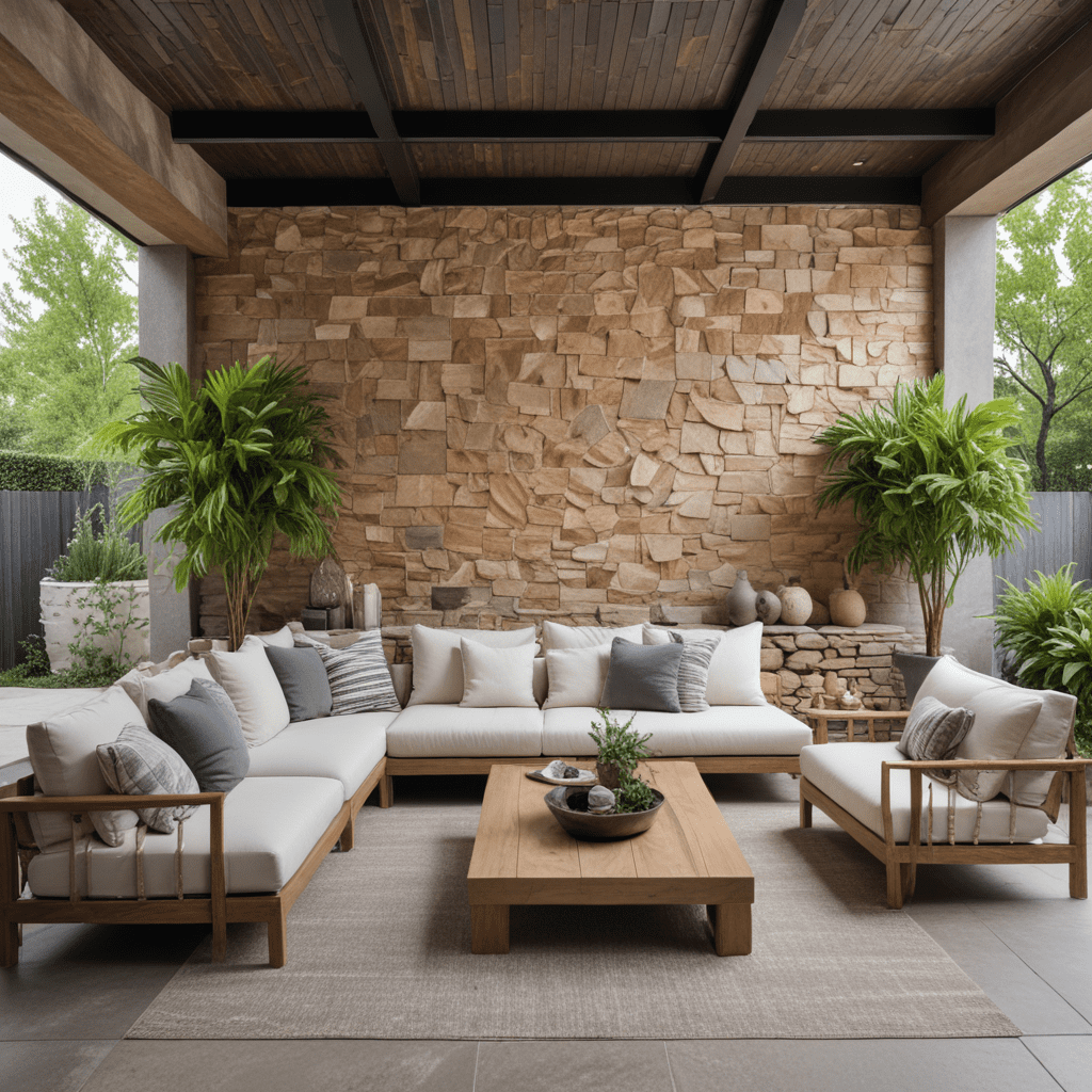 The Role of Textures and Materials in Outdoor Living Design