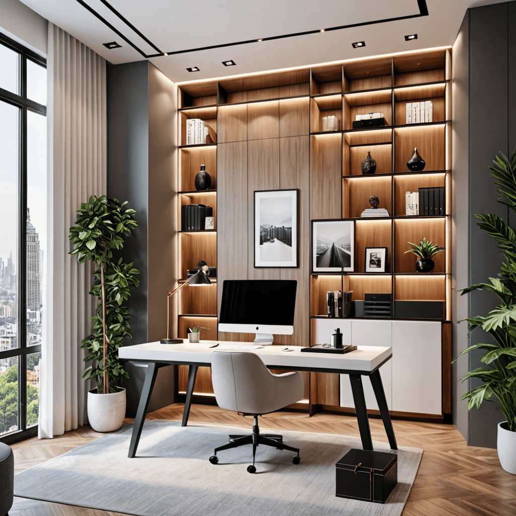 Urban Retreat: Modern City Home Office Design