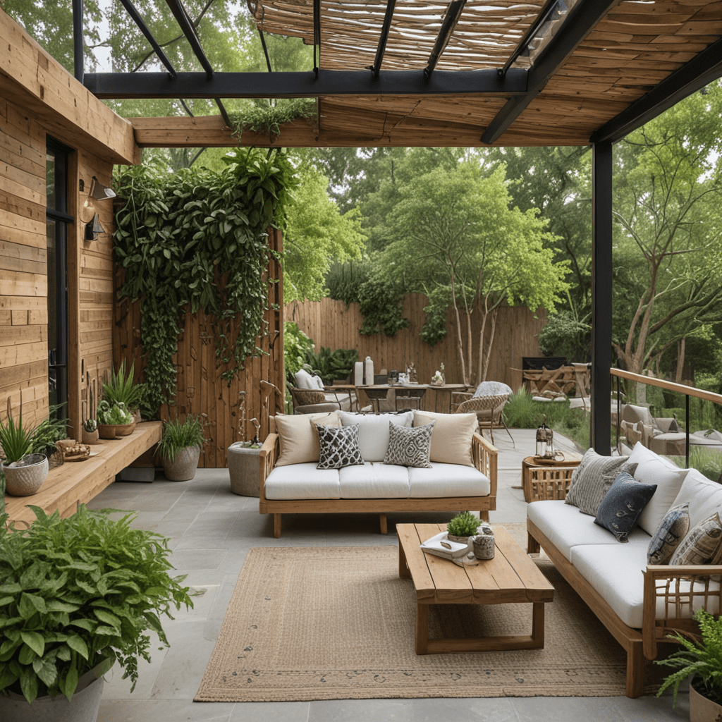 Sustainable Outdoor Living: Incorporating Recycled Materials in Design
