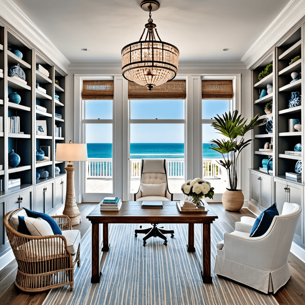 Coastal Elegance: Sophisticated Beach Home Office Decor