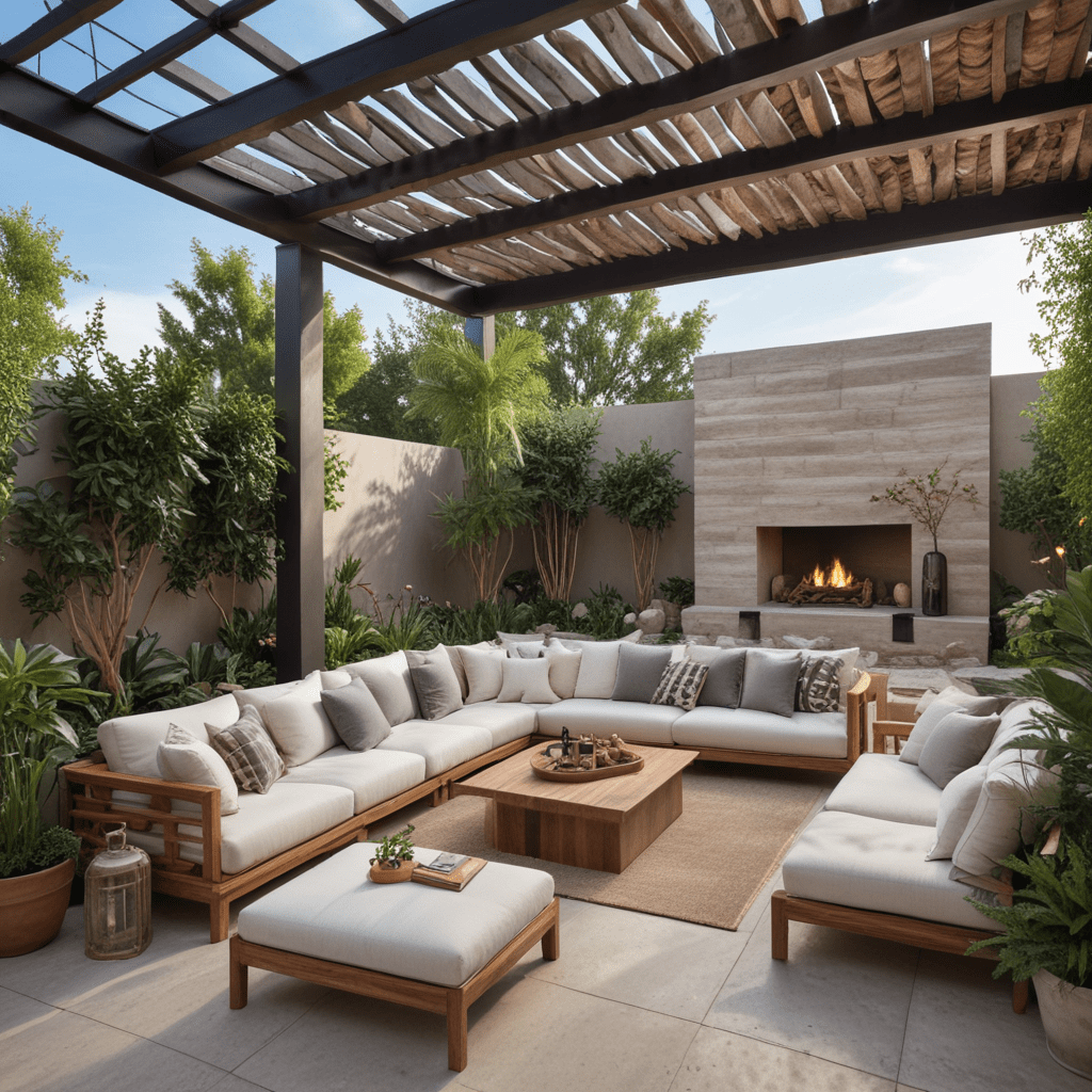 Outdoor Living Spaces: Incorporating Sculptural Elements for Interest