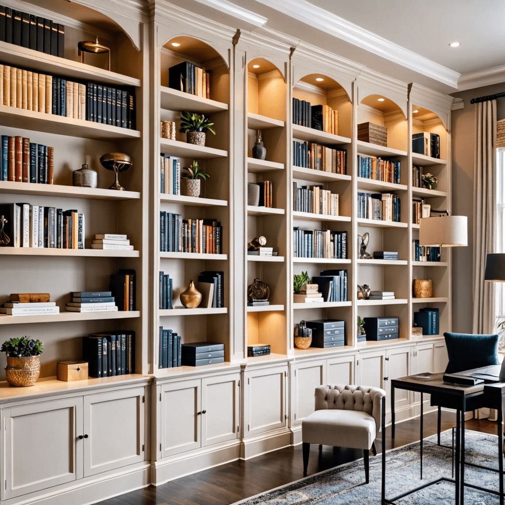 DIY Bookshelves for Organized Home Office Storage