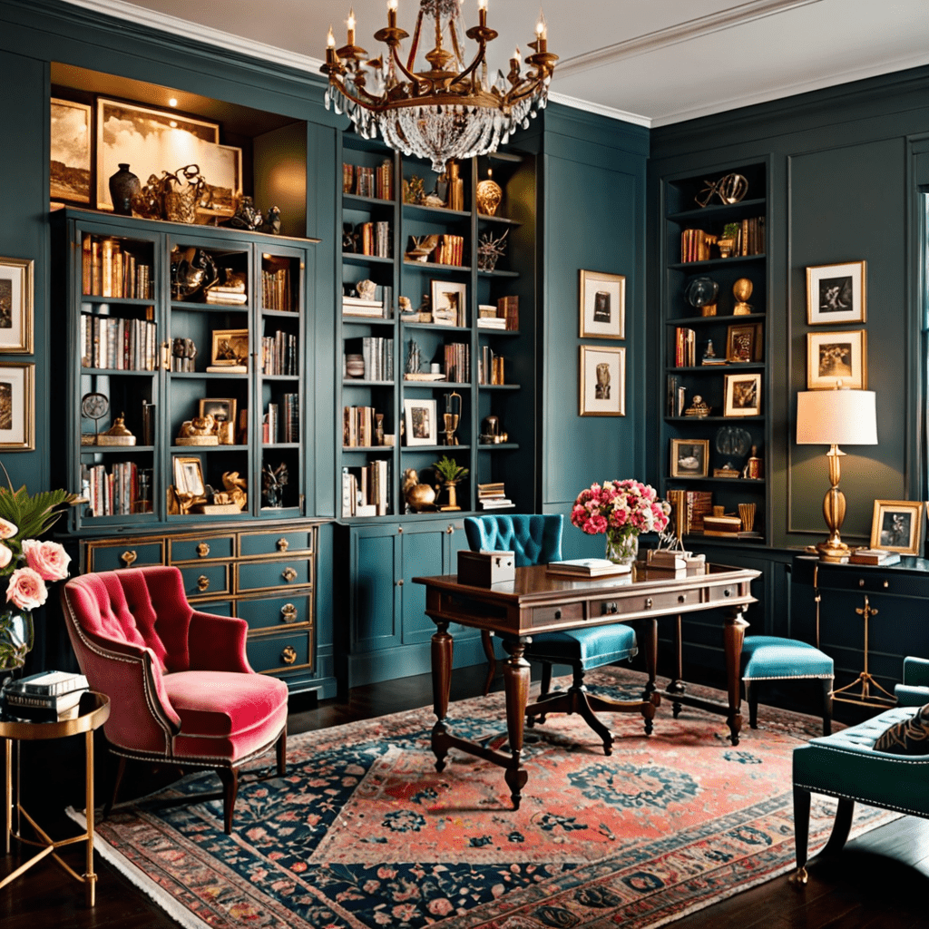 Vintage Eclectic: Curated Collections in Home Office Decor