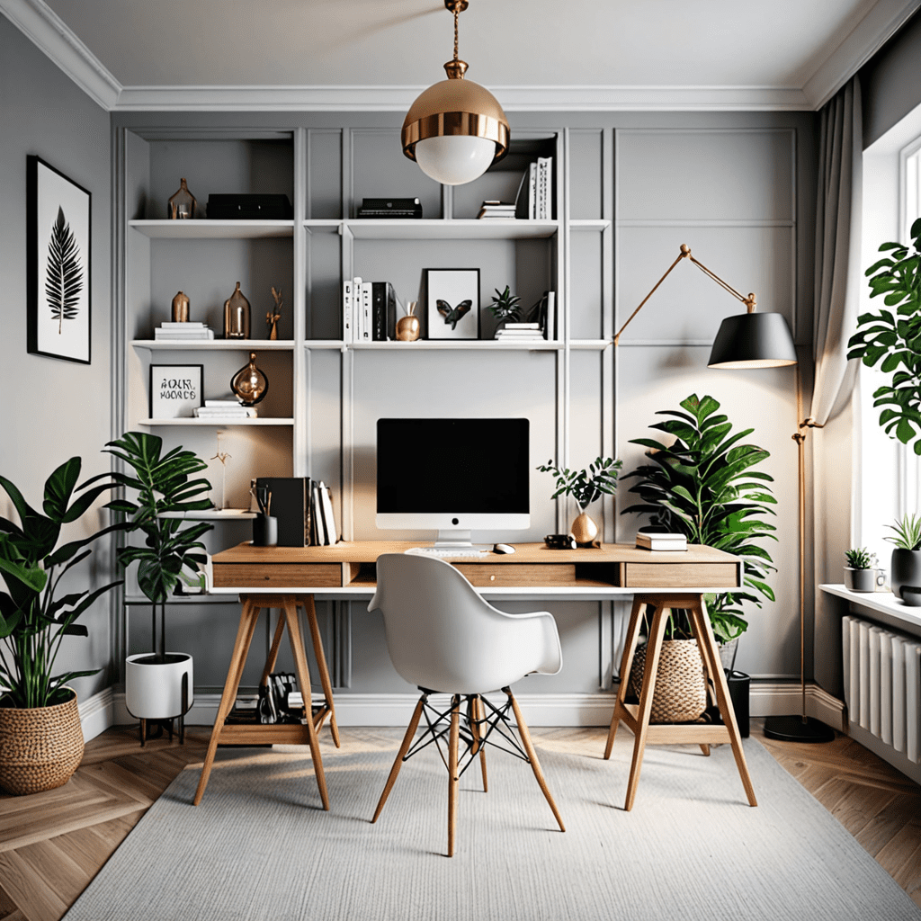 Scandinavian Sophistication: Elegant Home Office Decor