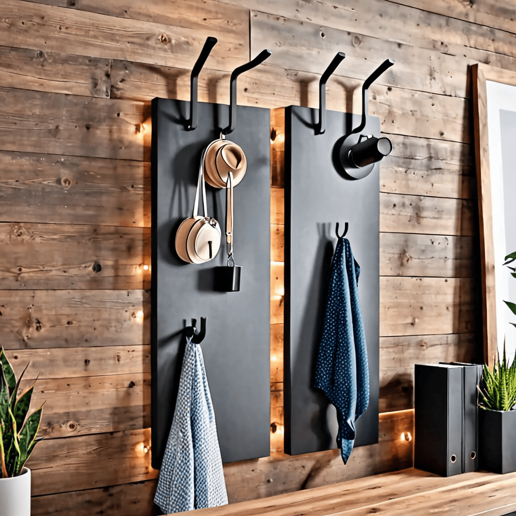 DIY Wall Hooks for Functional Storage in Your Home Office