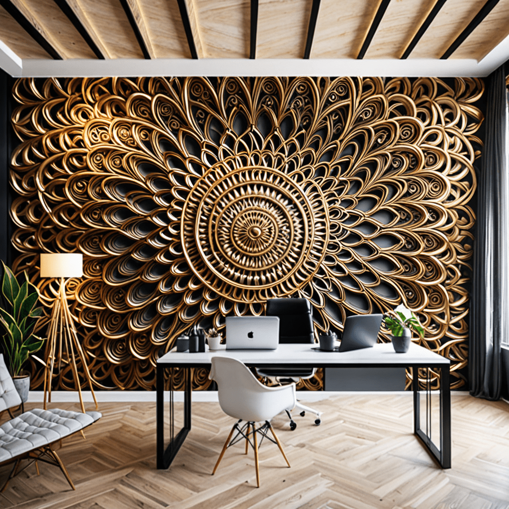 DIY Wall Murals for Artistic Expression in Your Home Office