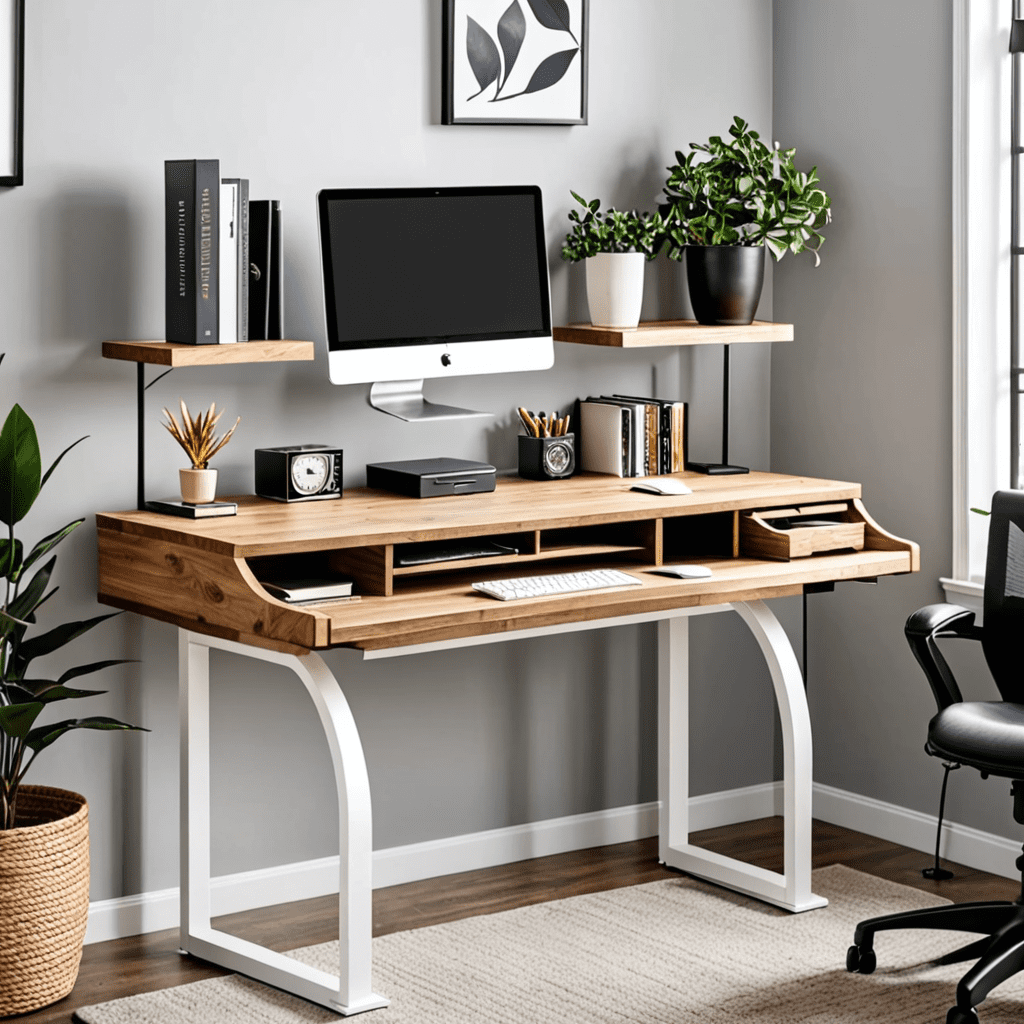 DIY Desk Risers for Ergonomic Comfort in Your Home Office