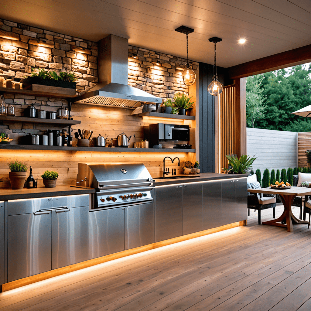 Lighting Up Your Outdoor Kitchen: Functional and Stylish