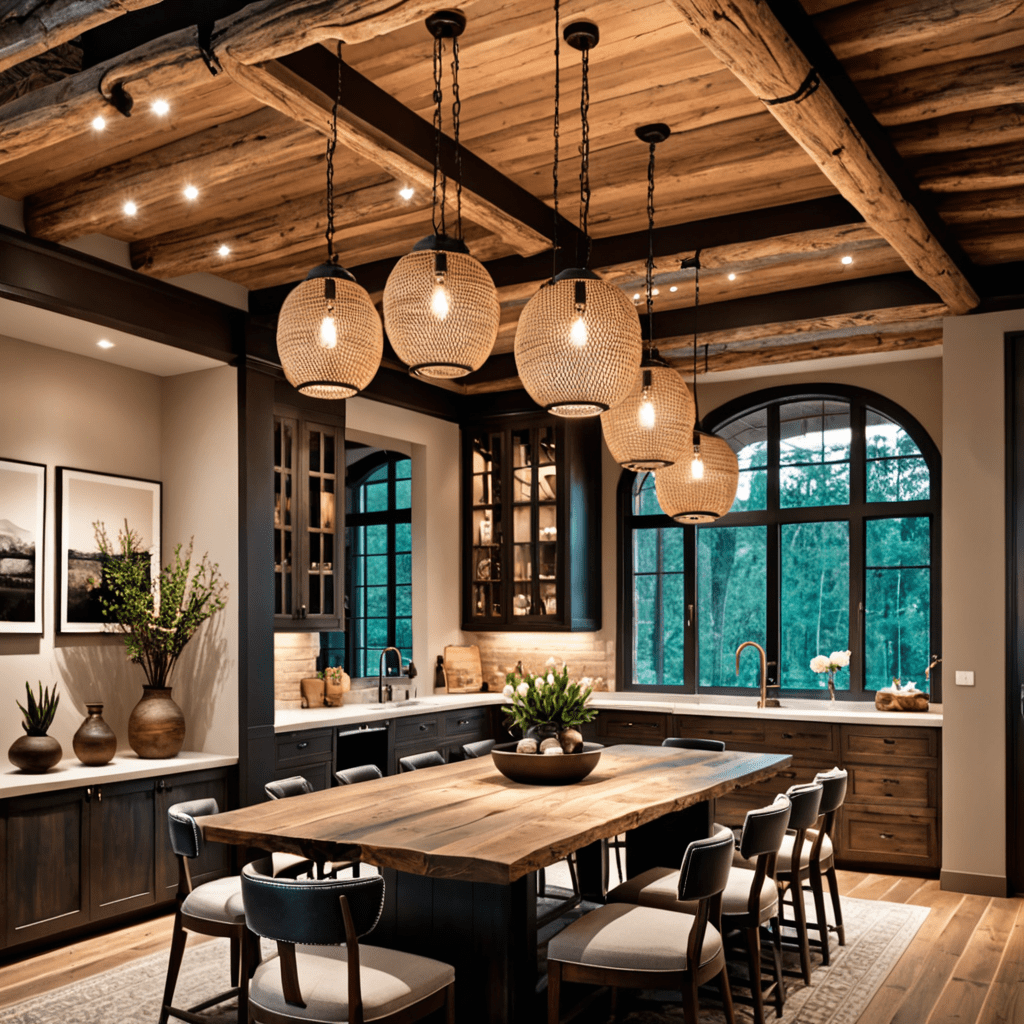 Incorporating Rustic Lighting Fixtures for a Cozy Feel