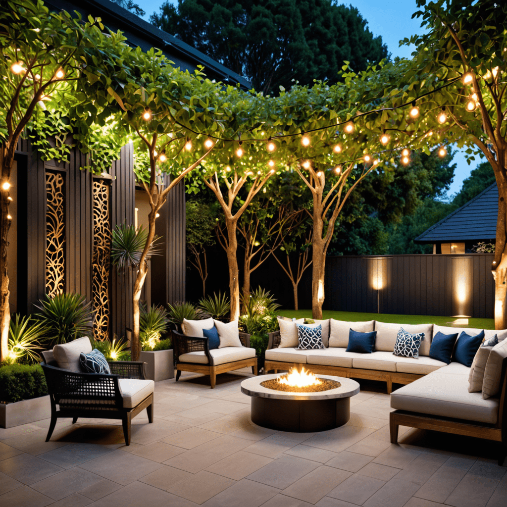 The Art of Lighting Outdoor Seating Areas