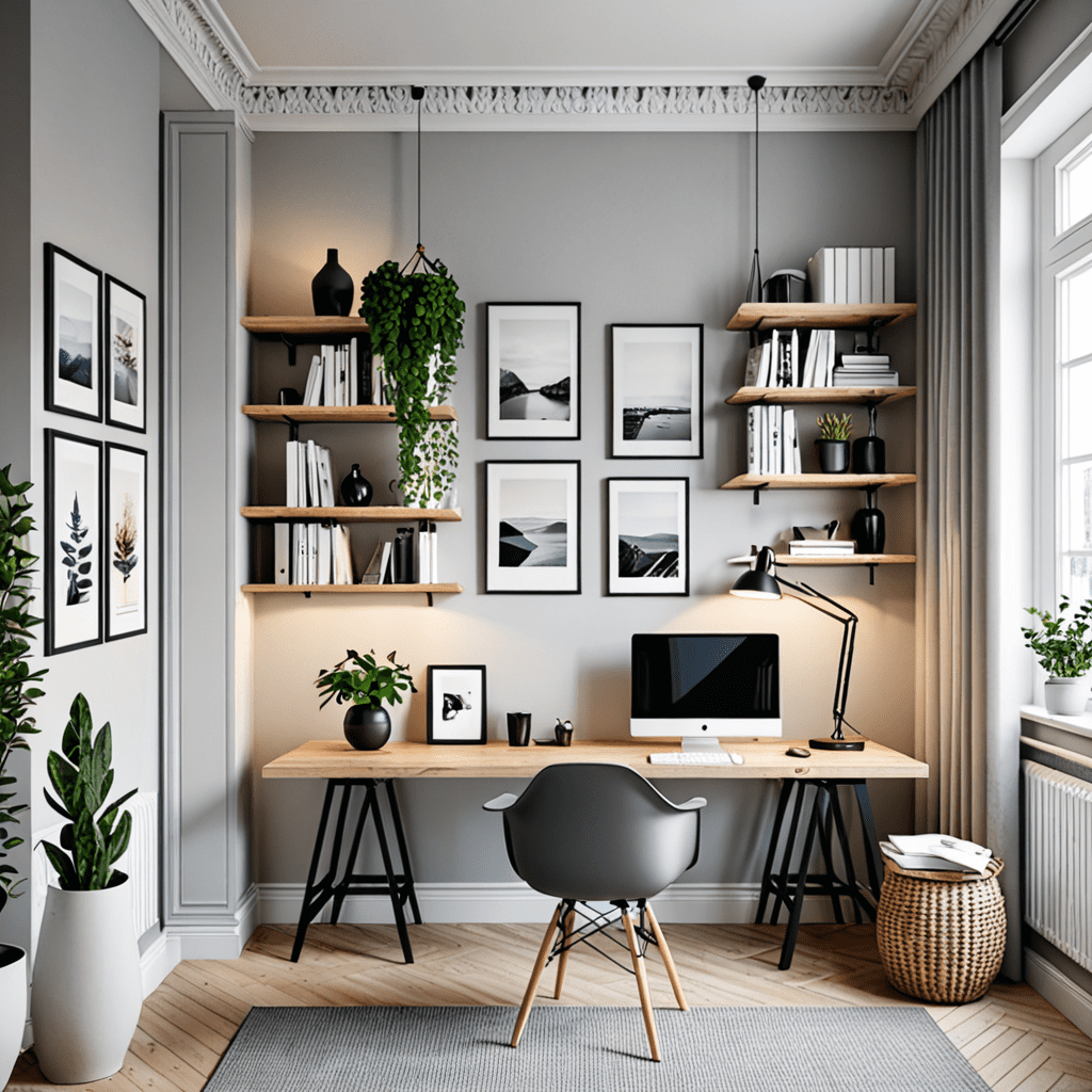 Scandinavian Style Home Office Inspiration