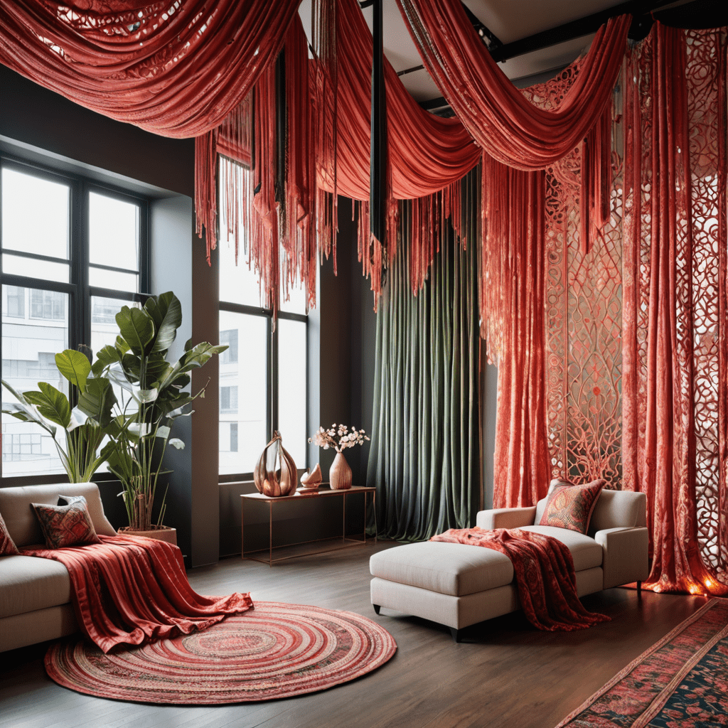 The Art of Textile Installation: Creating Fabric Installations for Unique Decor