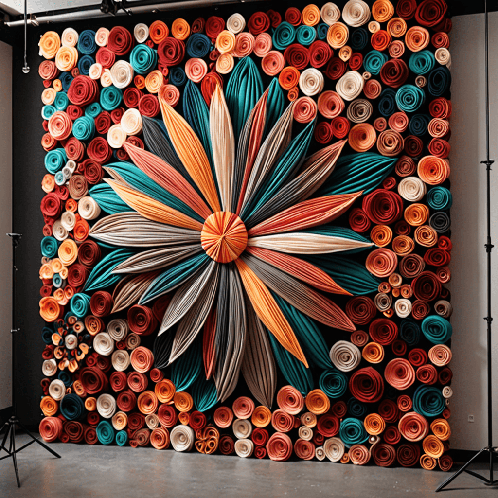 The Art of Textile Sculpture: Creating Fabric Installations for Artistic Walls