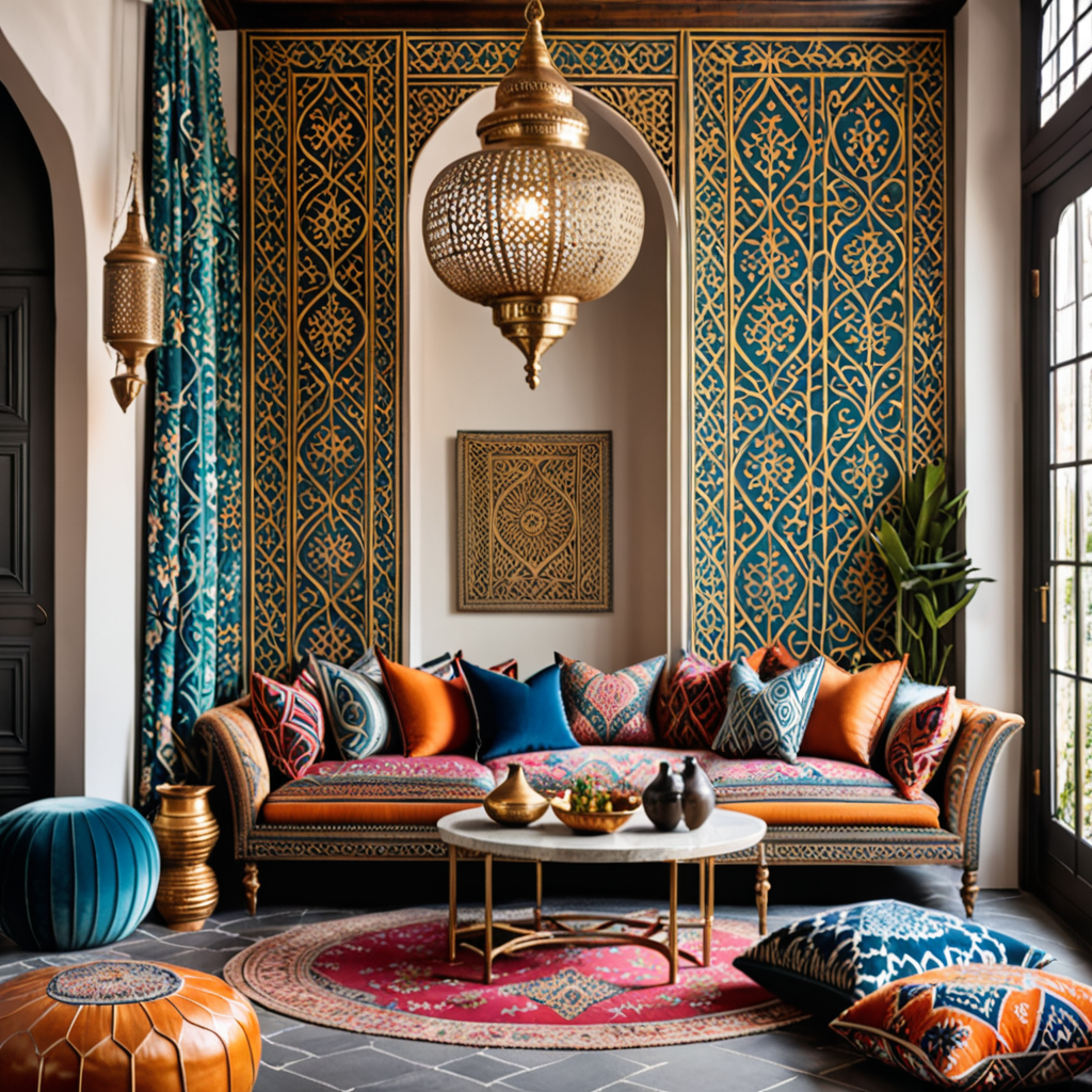 Textile Trends: From Moroccan to Turkish Prints for Exotic Interiors