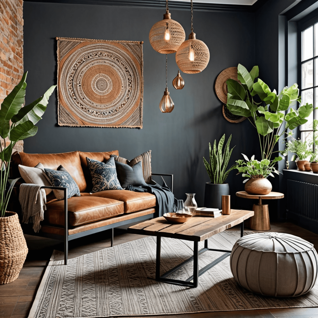 Textile Fusion: Mixing Organic and Industrial Fabrics for Modern Rustic Style