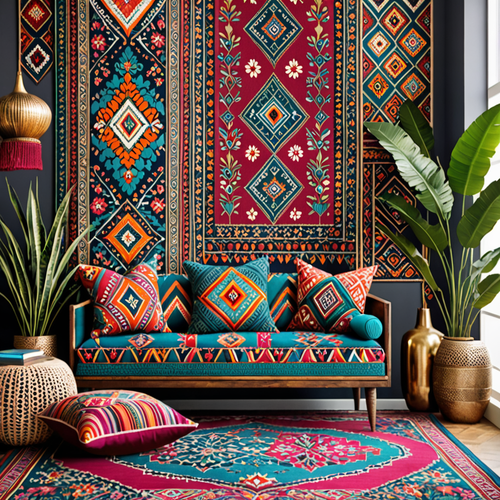 Textile Trends: Embracing Boho Patterns for Free-Spirited Home Decor