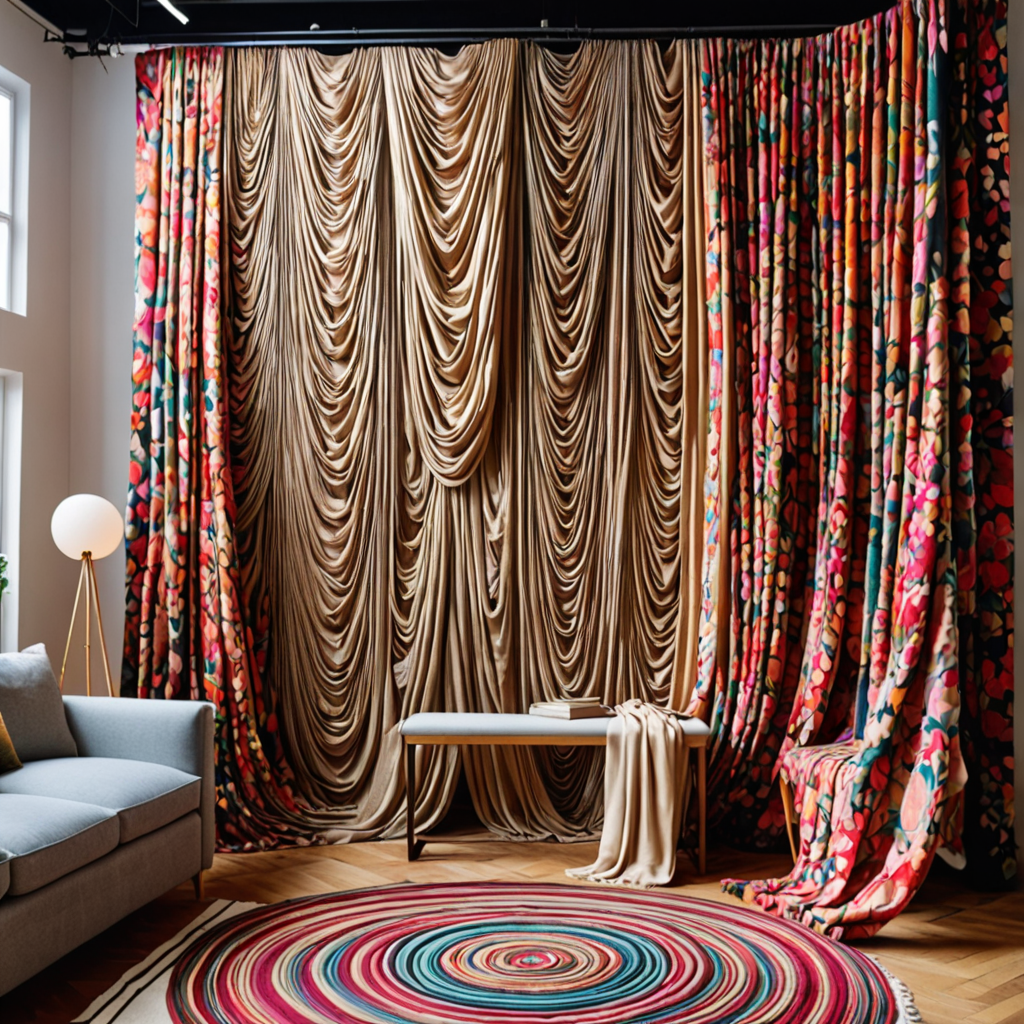 The Art of Textile Installation: Creating Fabric Installations for Artistic Walls
