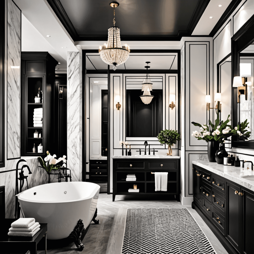 Timeless Black and White Bathroom Design Trends